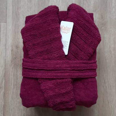 حوله تن پوش کلاه دار اقتصادی مدل پیرامید رنگ بنفش   سایز  L(125) 